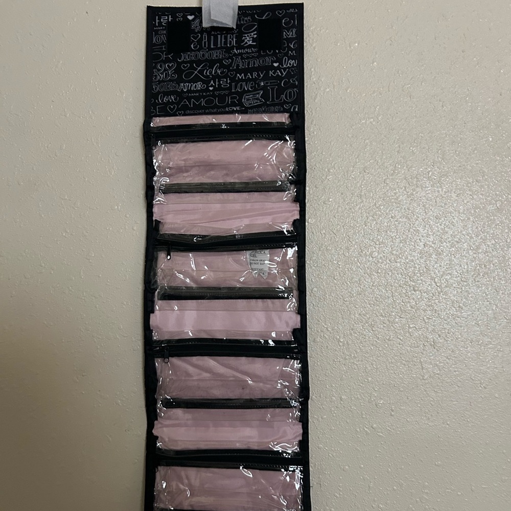 Mary Kay Black and Pink Cosmetic Bag